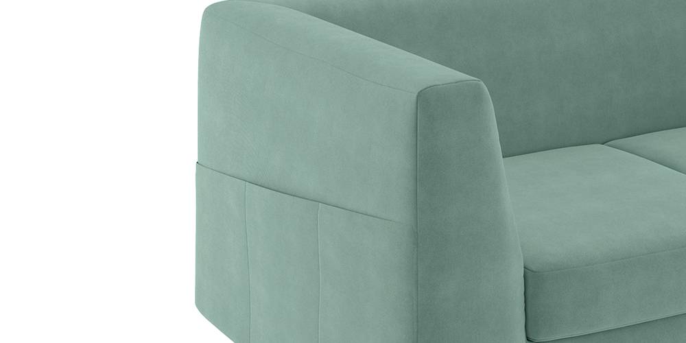 Rubik Sofa (Dusty Turquoise Velvet)